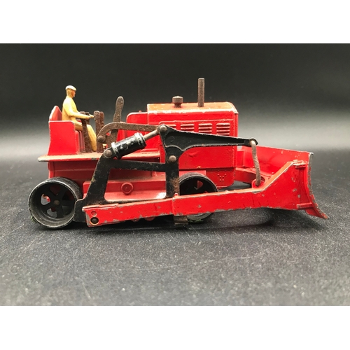 582 - Two Dinky Supertoys, Blaw Knox Bulldozer 561 (1949-54) and Blaw Knox Heavy Tractor 563 (1948-54) bot... 