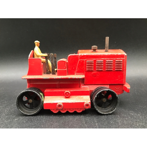 582 - Two Dinky Supertoys, Blaw Knox Bulldozer 561 (1949-54) and Blaw Knox Heavy Tractor 563 (1948-54) bot... 