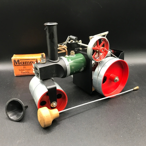 1 - Mamod SR1a Steam Roller, Boxed, with accessories and solid fuel tablets - Good, Box Fair (1) 1800g