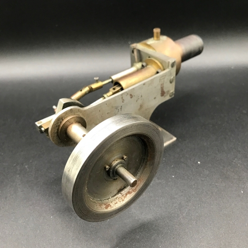 4 - Direct Heat Static Steam Engine, Appears Hand-made, approx 22cm length - Good (1) 950g