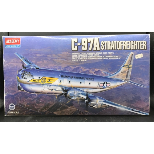 675 - 8 Aircraft Un-built Kits, includes Academy Hobby Model Kits FA182 1604 Stratofreighter C-97A 1:72 (p... 