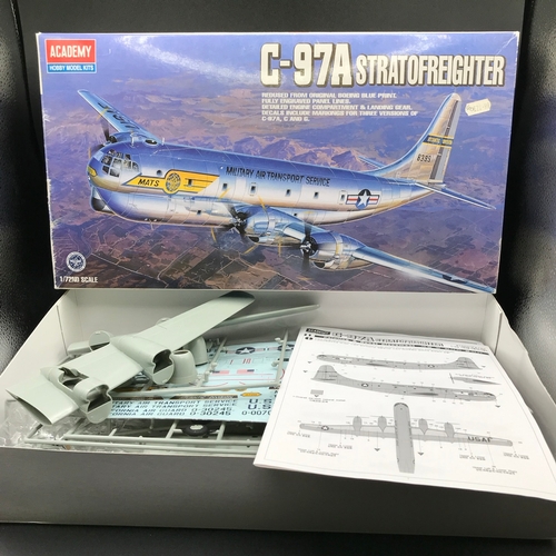 675 - 8 Aircraft Un-built Kits, includes Academy Hobby Model Kits FA182 1604 Stratofreighter C-97A 1:72 (p... 