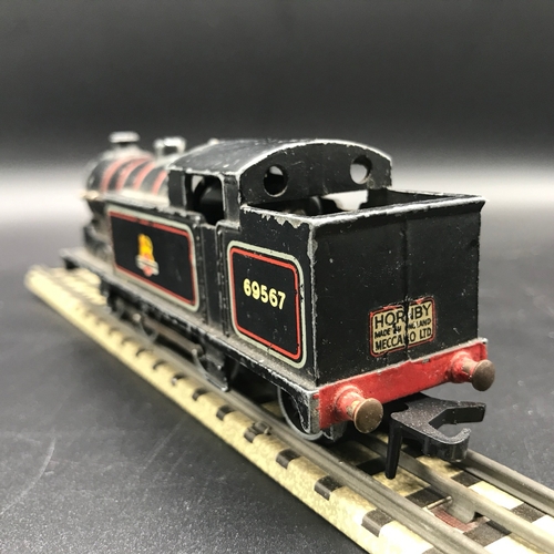 95 - Two Dublo 3-Rail Locomotives both Tested Runners, Black British Railways 2-8-0 No.48158 with tender ... 