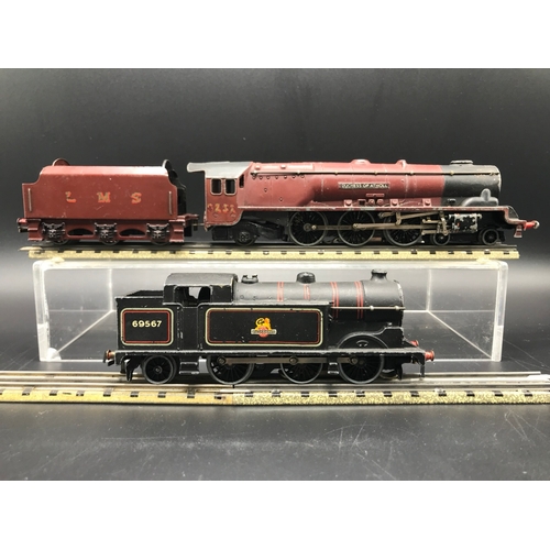 96 - Two Dublo 3-Rail Locomotives both Tested Runners, EDL2 Duchess of Atholl 4-6-2 No.6231 LMS Maroon wi... 