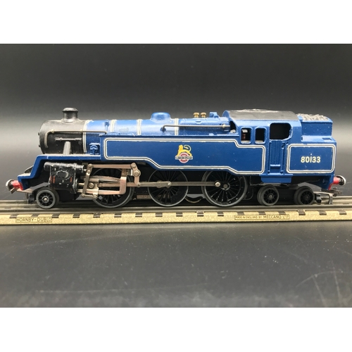 100 - Two Dublo 3-Rail Locomotives both Tested Runners, 2218 Class 4MT 2-6-4 in BR Blue with early crest N... 