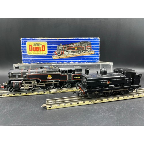 101 - Two 3-Rail Locomotives both Tested Runners, Dublo EDL18 Class 4MT Standard 2-6-4T in BR Black No.800... 