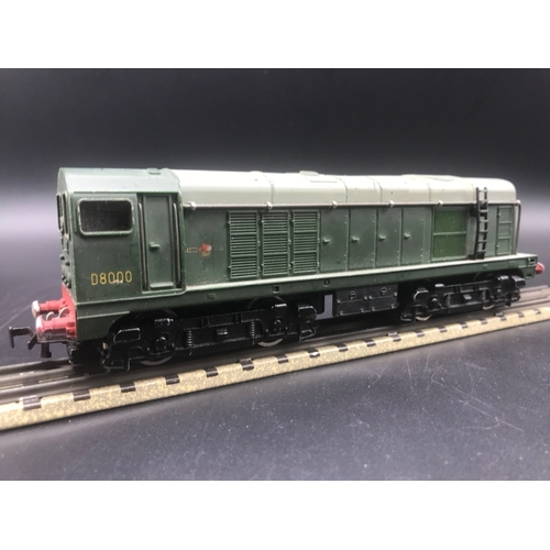 102 - Two Dublo 3-Rail Locomotives both Tested Runners, L30 Class 20 in BR Green Bo-Bo No.D8000  Tested Ru... 