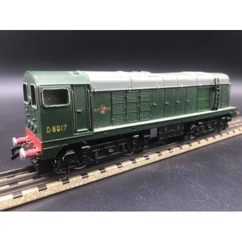 103 - Two Dublo 3-Rail Locomotives both Tested Runners, L30 Class 20 in BR Green Bo-Bo No.D8017  Tested Ru... 