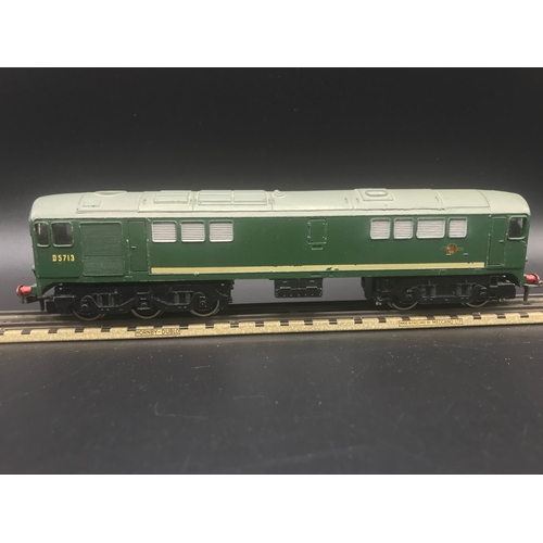 109 - A Dublo 3233 3-Rail Metrovic Locomotive Tested Non-Runner, Class 28 Co-Bo No.D5713 (Fair), Un-boxed ... 