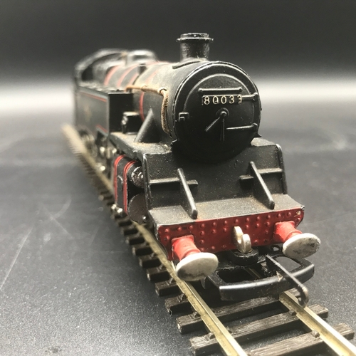 142 - A Boxed Wrenn W2218 2-6-4 BR Lined Black Standard Tank OO Locomotive No.80033, Tested Runner, Box No... 