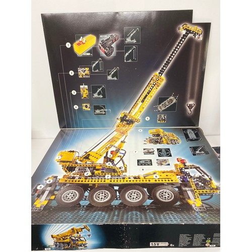 758 - LEGO TECHNIC 8421 The Mobile Crane. This huge, detailed set features six-wheel steering, a telescopi... 