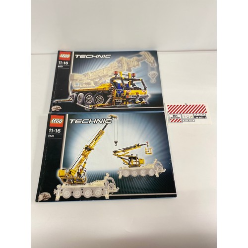 758 - LEGO TECHNIC 8421 The Mobile Crane. This huge, detailed set features six-wheel steering, a telescopi... 