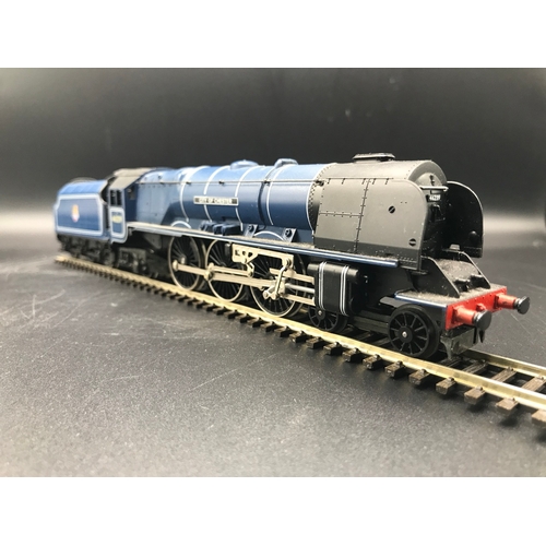 150 - Three 'OO' Hornby Steam Locomotives, Tested Runners, Hornby R208-Coronation Coronation Class 8P 4-6-... 