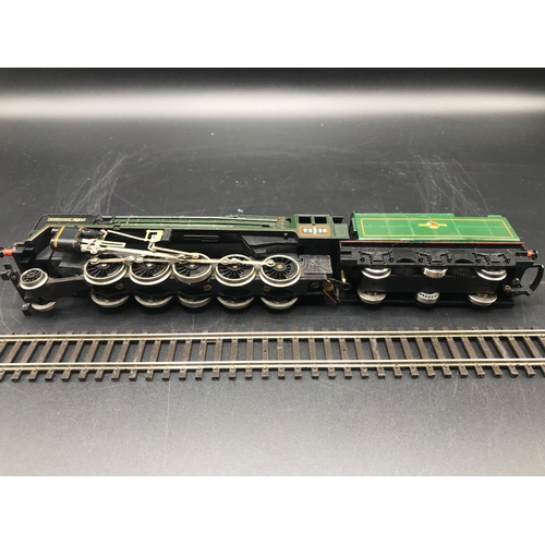 150 - Three 'OO' Hornby Steam Locomotives, Tested Runners, Hornby R208-Coronation Coronation Class 8P 4-6-... 