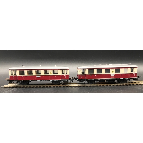 211 - Trix HO Express 32273 Rail-car (Tested Runner on 3-Rail Track) with Lights, DR Triebwagen VT135, Box... 