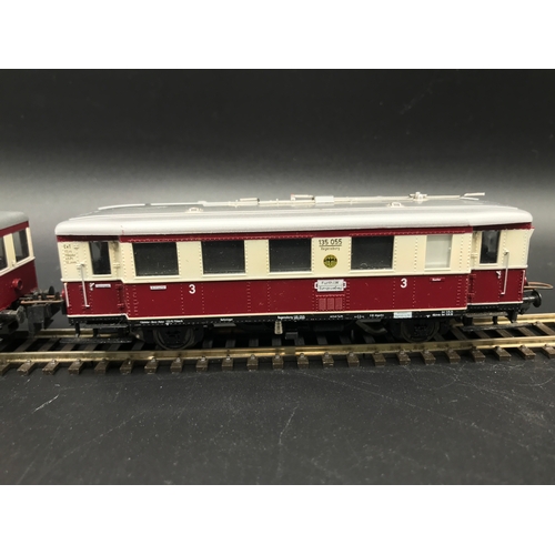 211 - Trix HO Express 32273 Rail-car (Tested Runner on 3-Rail Track) with Lights, DR Triebwagen VT135, Box... 