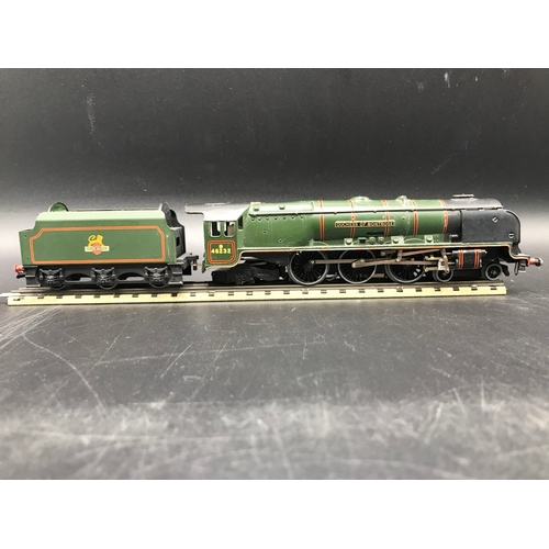 112 - Seven Dublo 3-Rail Locomotives each Tested Runners (in need of service & clean), EDL12 Duchess of Mo... 