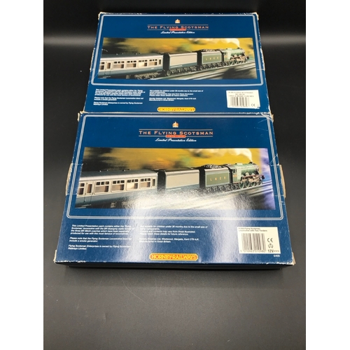 177 - Hornby Railways. Two OO gauge limited edition 'Flying Scotsman' Presentation packs '1972-75' (R098 &... 