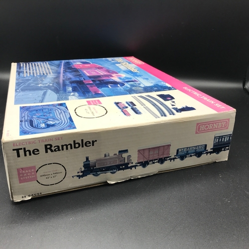 124 - Hornby R1035 The Rambler Train Set, Tested Runner, Set appears complete in used condition, Box faded... 