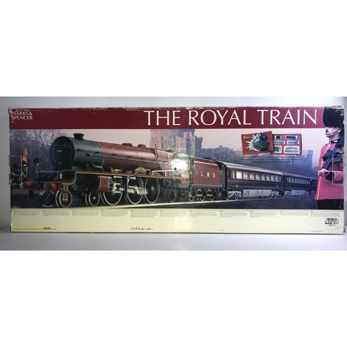 125 - Boxed Hornby Marks & Spencer R1045 The Royal Train train set complete with Princess Elizabeth Locomo... 