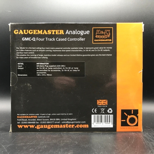 179 - Gaugemaster Analogue GMC-Q Four Track Cased Controller, Appears unused, Suitable for OO/HO/N scales ... 