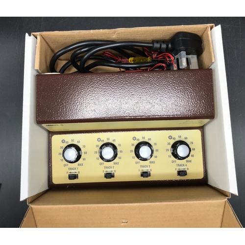 179 - Gaugemaster Analogue GMC-Q Four Track Cased Controller, Appears unused, Suitable for OO/HO/N scales ... 