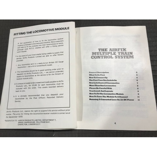 180 - Airfix (GMR) Multiple Train Control System, Tested Working controlling two locomotives; System relie... 