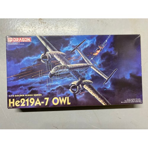 676 - 25 boxed and unbuilt kits, including. Revel, Airfix, Heller & Matchbox. Kits G/boxes P/G. 5400g (25)... 