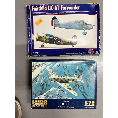 678 - 25 boxed and unbuilt kits, including. Revel, Airfix, Heller & Matchbox. Kits G/boxes P-G. 5400g (25)... 