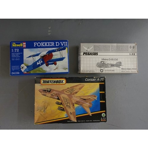 678 - 25 boxed and unbuilt kits, including. Revel, Airfix, Heller & Matchbox. Kits G/boxes P-G. 5400g (25)... 