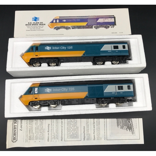 183 - Hornby R069 High Speed Train 'OO' Power/Dummy BR Class 253 HST Nos.43010 & 43011, Tested Runners wit... 