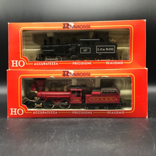 212 - Two HO Rivarossi North American Steam Locomotives, Tested Runners, Rivarossi 1219 'Heisler' Lumber L... 