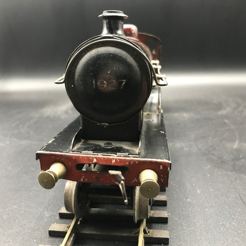 31 - Bassett Lowke London & Northampton O Gauge Clockwork 'Duke of York' LMS 1927 4-4-0 and tender in Bro... 