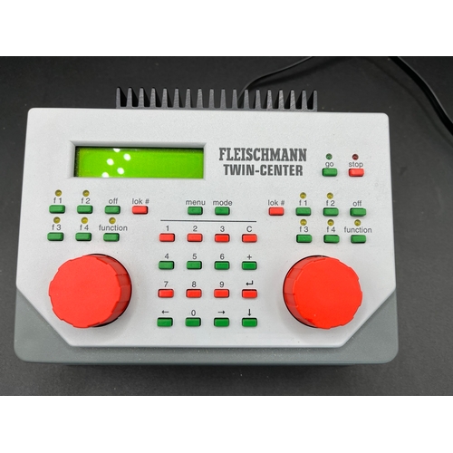 305 - Fleischmann, Gaugemaster and Trix Controllers for 'N' Gauge layout; includes Fleischmann Digital Con... 