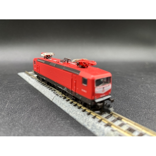 255 - N gauge, Roco BR 112-153-2 electric locomotive of DB, Tested Runner, Lights, Case no lid, Instructio... 