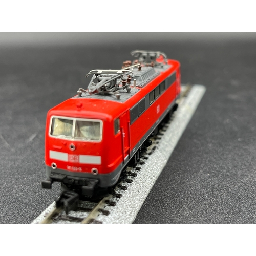 258 - N gauge, Fleischmann Piccolo 7346 Class BR 111 133-5 of the DB, Tested Runner, Bi-directional Lights... 