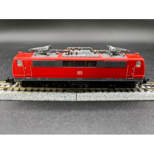 258 - N gauge, Fleischmann Piccolo 7346 Class BR 111 133-5 of the DB, Tested Runner, Bi-directional Lights... 