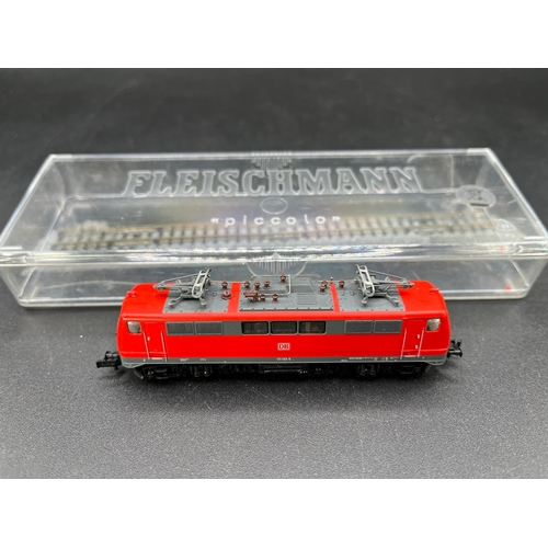 258 - N gauge, Fleischmann Piccolo 7346 Class BR 111 133-5 of the DB, Tested Runner, Bi-directional Lights... 