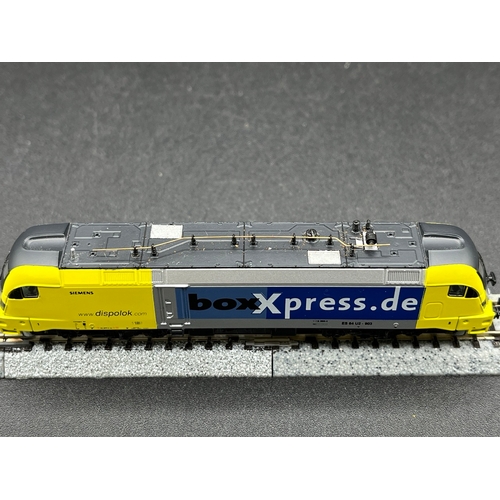 263 - N gauge, HobbyTrain Siemens Dispolok ES64 Electric Locomotive BoxXpress.de livery, Tested Runner, Li... 