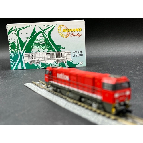 265 - N gauge, Mehano Prestige T513 Diesellok (Diesel Loco) G 2000 Vossloh Railion, Not Tested believed to... 