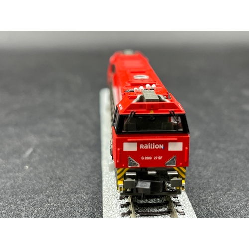 265 - N gauge, Mehano Prestige T513 Diesellok (Diesel Loco) G 2000 Vossloh Railion, Not Tested believed to... 