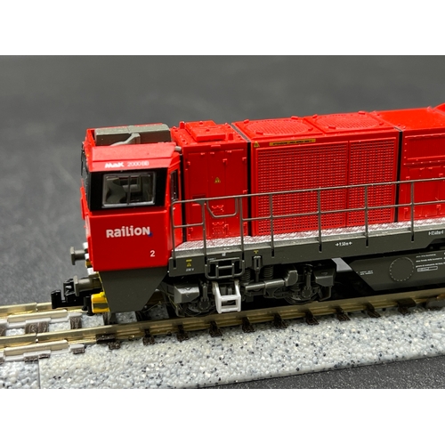 265 - N gauge, Mehano Prestige T513 Diesellok (Diesel Loco) G 2000 Vossloh Railion, Not Tested believed to... 