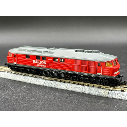 266 - N gauge, Brawa 61004 BR 232 675-9 Epoche V Diesel Loco, Tested Runner, Lights, Original Box (Good) -... 