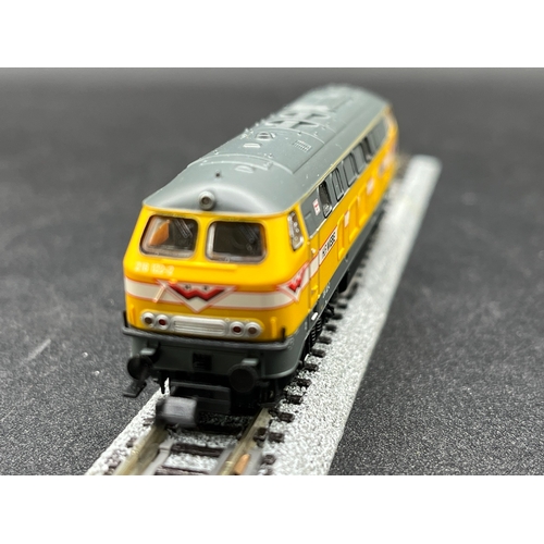 268 - N gauge, Brawa 61201 BR 216 H.F.Wiebe 216 032-3 Epoche V, Tested Runner, Lights, Original Box/Case (... 