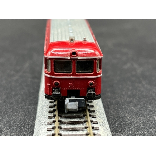 270 - Arnold N gauge, 912 Railbus Control Car 98 175 DB Changing Light Red White, Tested Runner, Lights, F... 