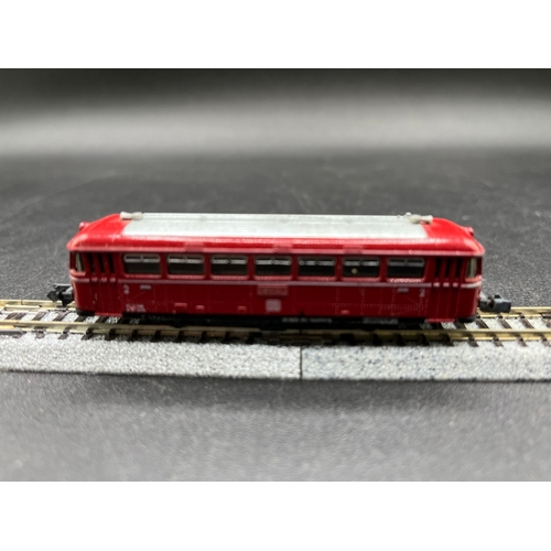 270 - Arnold N gauge, 912 Railbus Control Car 98 175 DB Changing Light Red White, Tested Runner, Lights, F... 