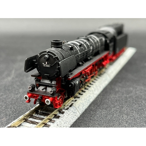 271 - N gauge, Fleischmann Piccolo UEF 01 1066 4-6-2 Steam locomotive with 10-wheel tender, Tested Runner,... 