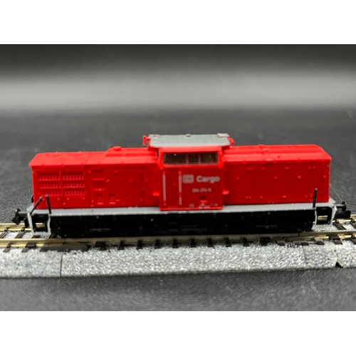 272 - Two N gauge locomotives, Brawa Diesel Locomotive BR 204 274-5 DB Cargo Bo-Bo (Fair) unboxed and Mini... 