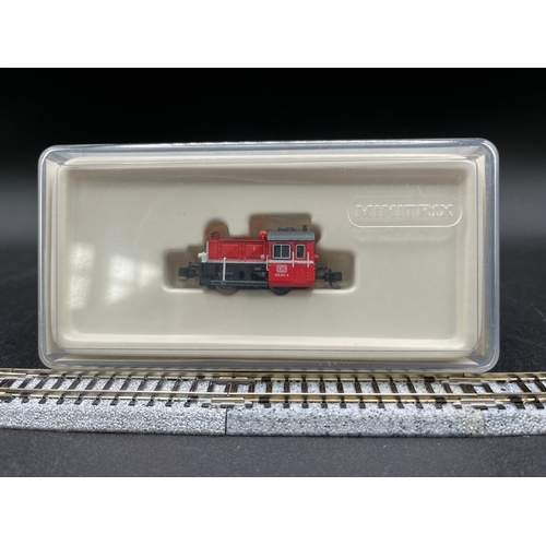 272 - Two N gauge locomotives, Brawa Diesel Locomotive BR 204 274-5 DB Cargo Bo-Bo (Fair) unboxed and Mini... 