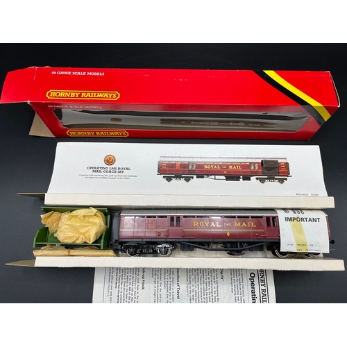 195 - Original 10 Hornby boxed and undisturbed from packaging R413 Operating LMS Mail Coach, R126 Car Tran... 